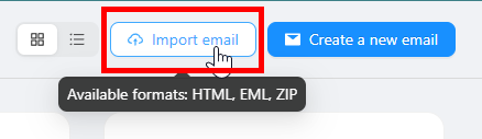 how to upload your old email into Blocks