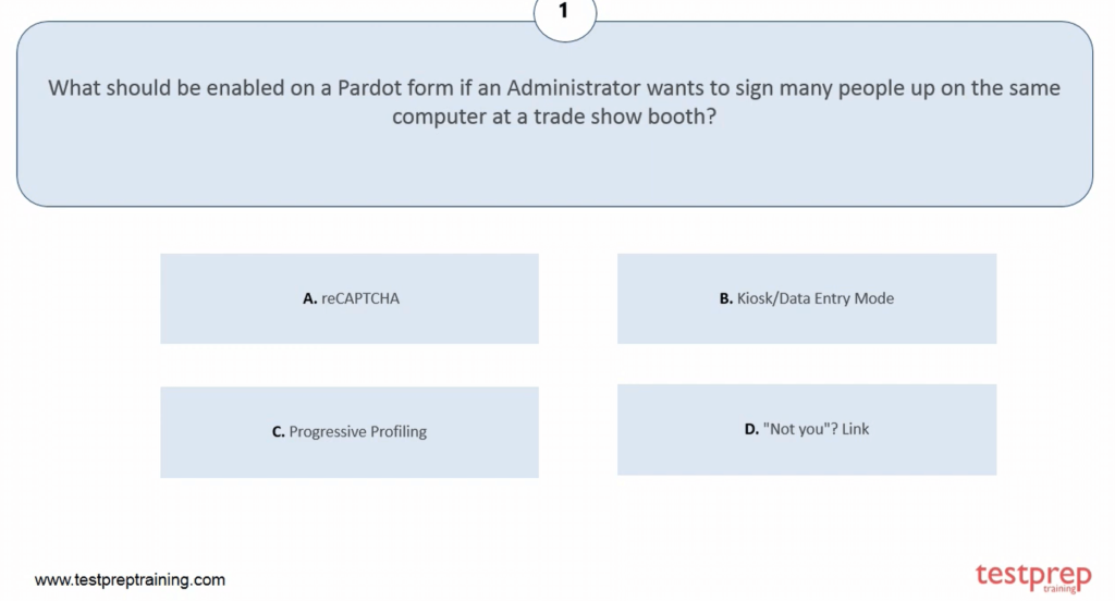 New Pardot-Consultant Mock Test