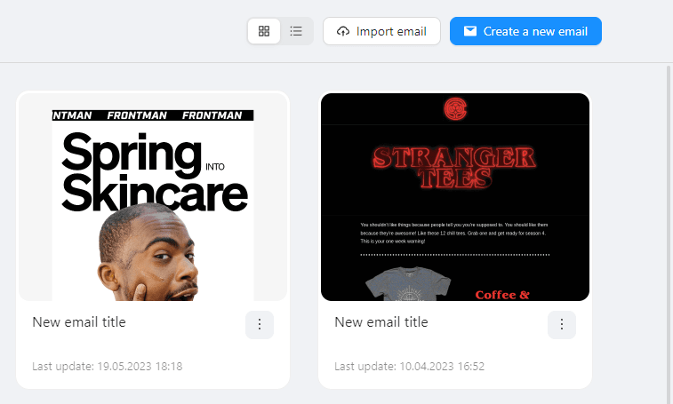 Create an email template in your project in Blocks